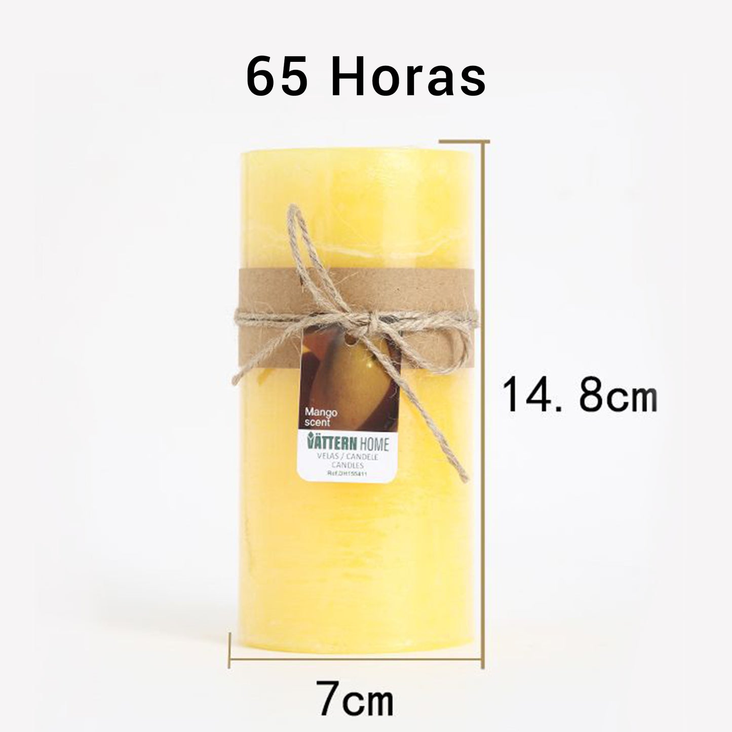 Vela Pilar Perfumada Para Un Ambiente Relajante Velas Aromáticas Decorativas