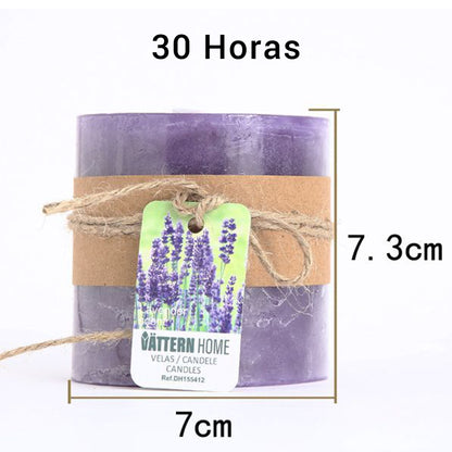 Vela Pilar Perfumada Para Un Ambiente Relajante Velas Aromáticas Decorativas