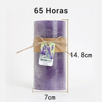 Vela Pilar Perfumada Para Un Ambiente Relajante Velas Aromáticas Decorativas
