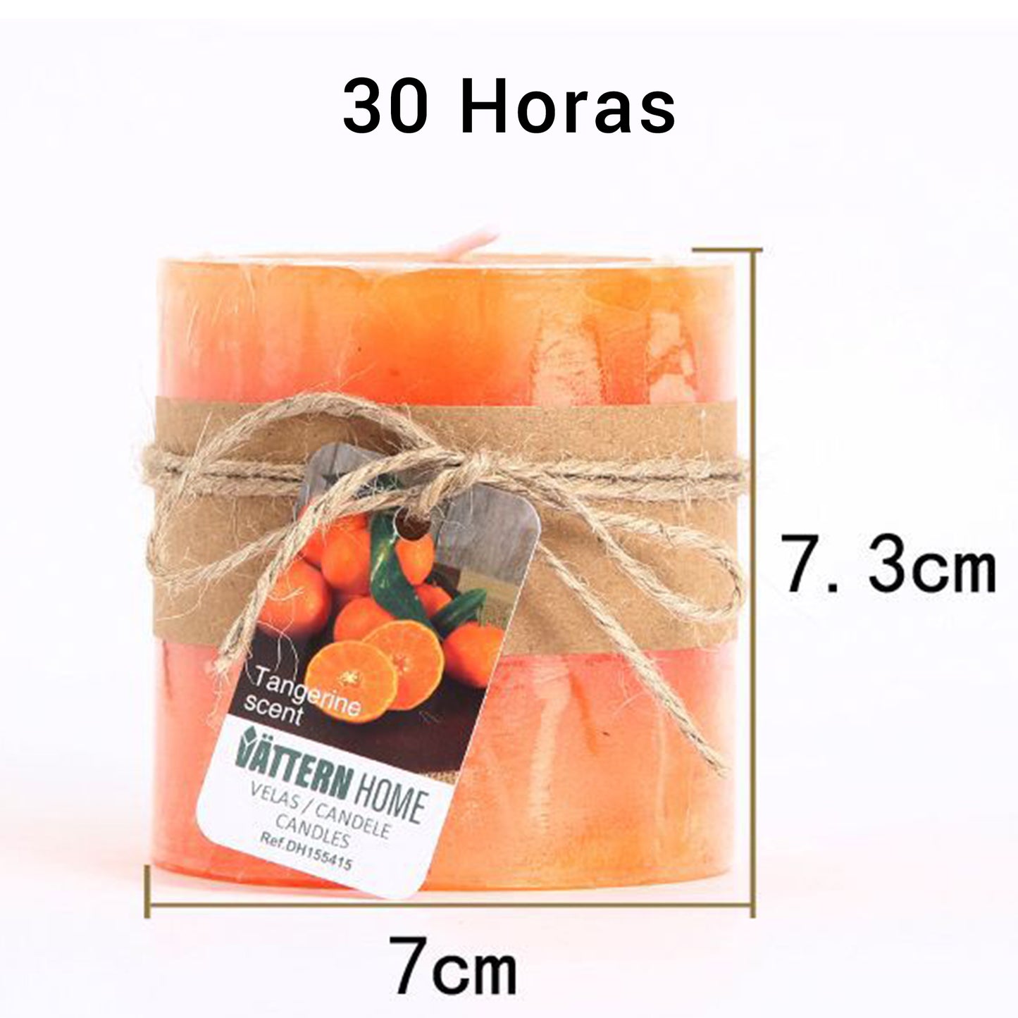 Vela Pilar Perfumada Para Un Ambiente Relajante Velas Aromáticas Decorativas