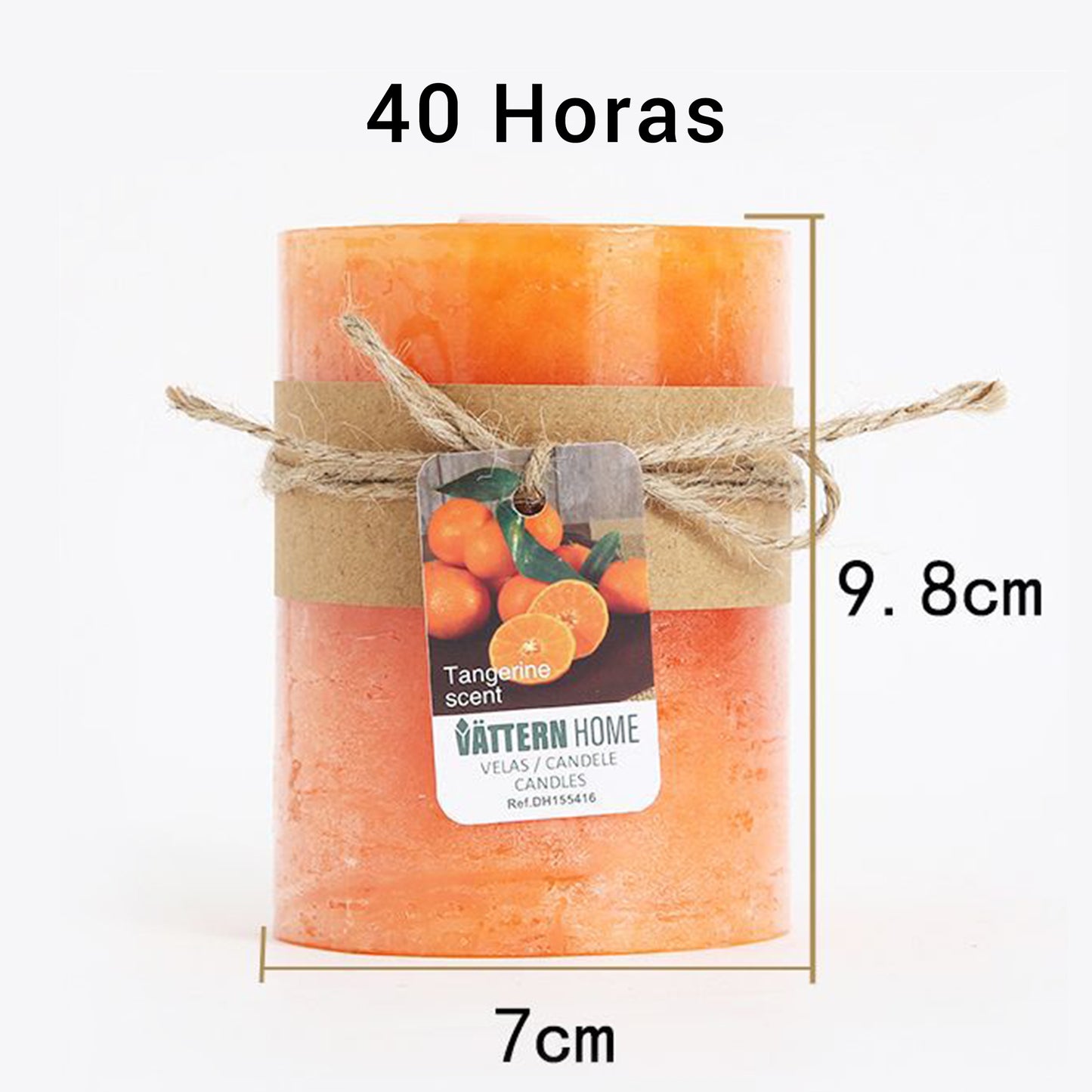 Vela Pilar Perfumada Para Un Ambiente Relajante Velas Aromáticas Decorativas
