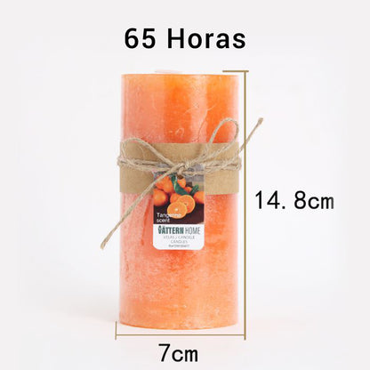 Vela Pilar Perfumada Para Un Ambiente Relajante Velas Aromáticas Decorativas