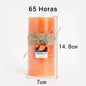 Vela Pilar Perfumada Para Un Ambiente Relajante Velas Aromáticas Decorativas