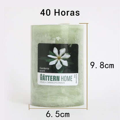 Vela Pilar Perfumada Para Un Ambiente Relajante Velas Aromáticas Decorativas
