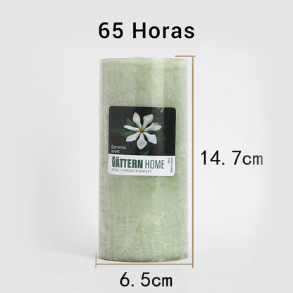 Vela Pilar Perfumada Para Un Ambiente Relajante Velas Aromáticas Decorativas