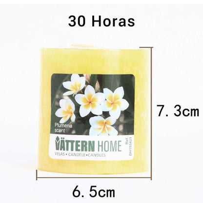 Vela Pilar Perfumada Para Un Ambiente Relajante Velas Aromáticas Decorativas