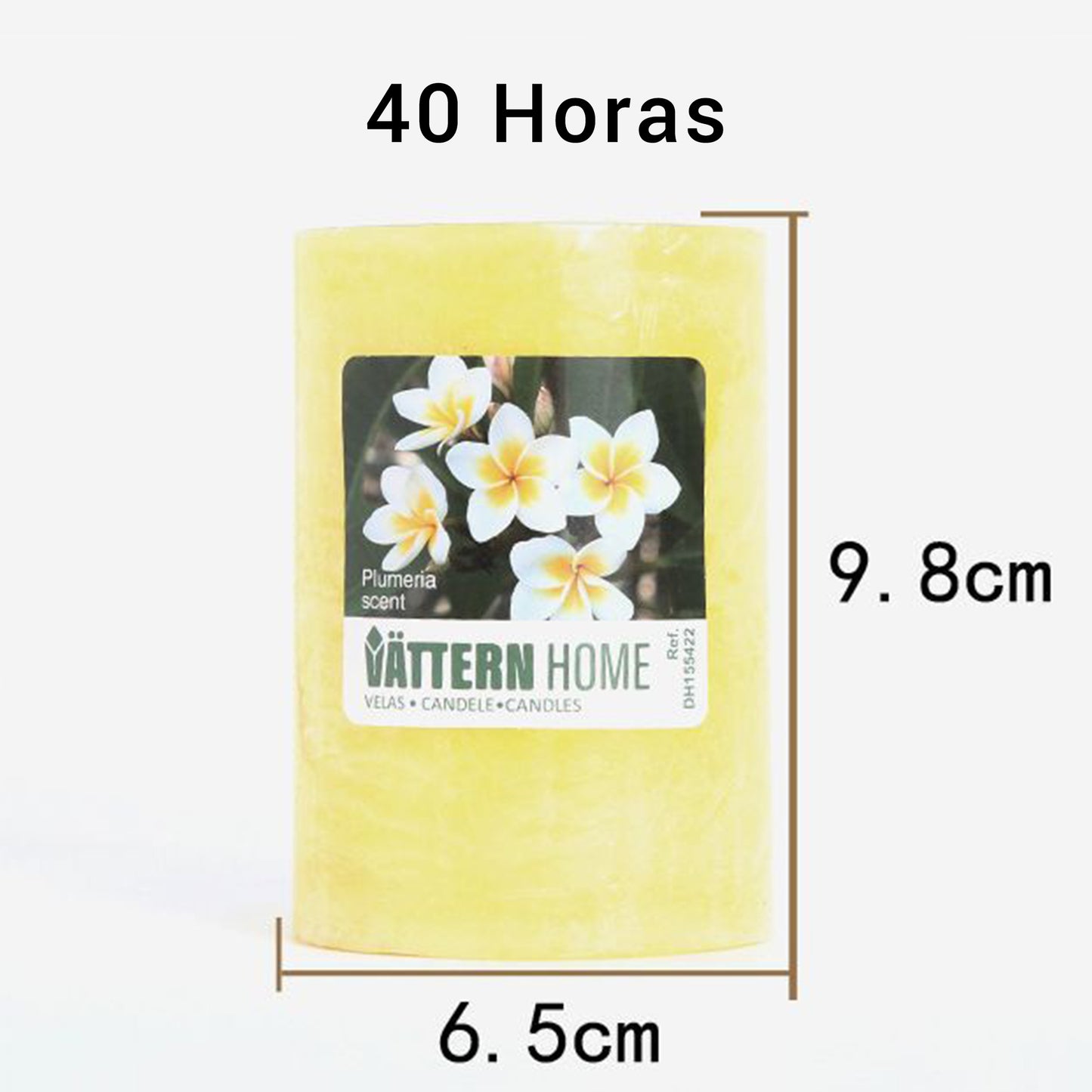Vela Pilar Perfumada Para Un Ambiente Relajante Velas Aromáticas Decorativas