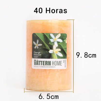 Vela Pilar Perfumada Para Un Ambiente Relajante Velas Aromáticas Decorativas