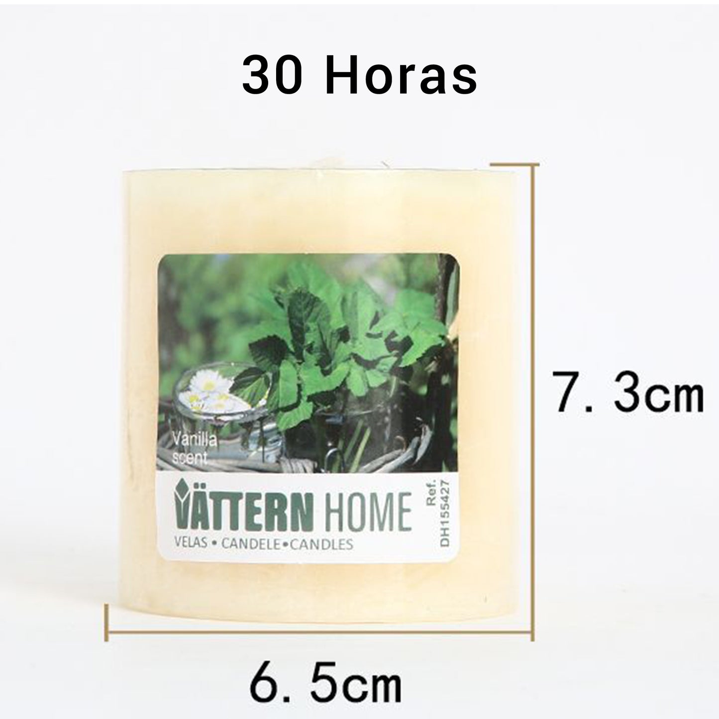 Vela Pilar Perfumada Para Un Ambiente Relajante Velas Aromáticas Decorativas