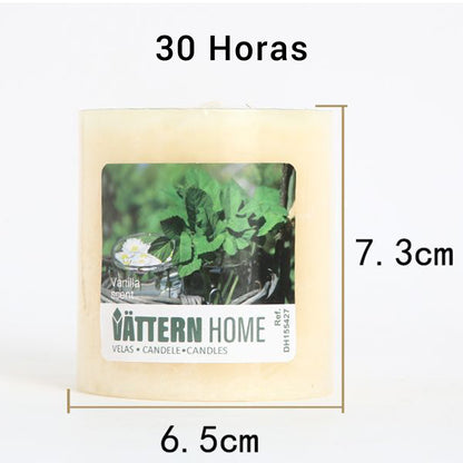 Vela Pilar Perfumada Para Un Ambiente Relajante Velas Aromáticas Decorativas
