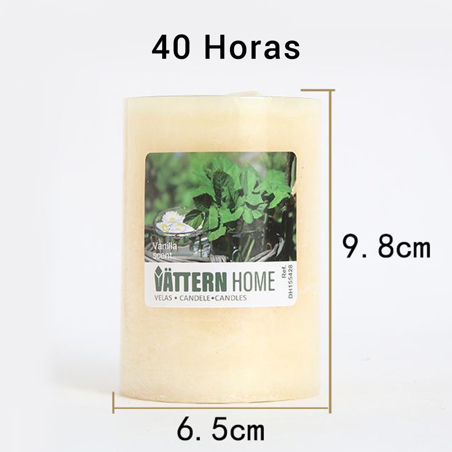 Vela Pilar Perfumada Para Un Ambiente Relajante Velas Aromáticas Decorativas