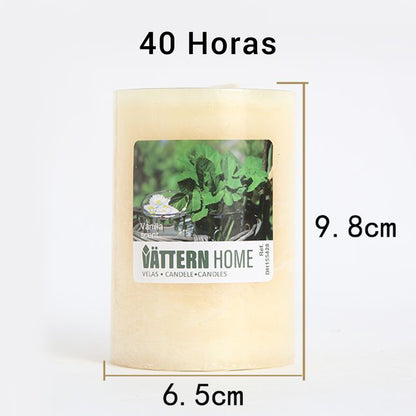 Vela Pilar Perfumada Para Un Ambiente Relajante Velas Aromáticas Decorativas
