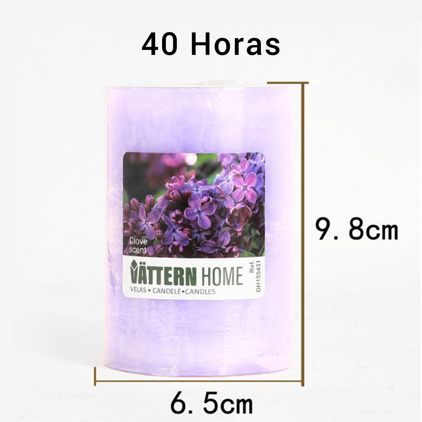 Vela Pilar Perfumada Para Un Ambiente Relajante Velas Aromáticas Decorativas