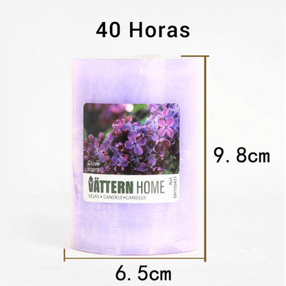 Vela Pilar Perfumada Para Un Ambiente Relajante Velas Aromáticas Decorativas