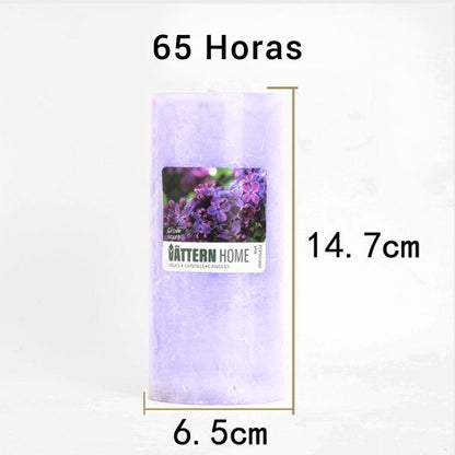 Vela Pilar Perfumada Para Un Ambiente Relajante Velas Aromáticas Decorativas