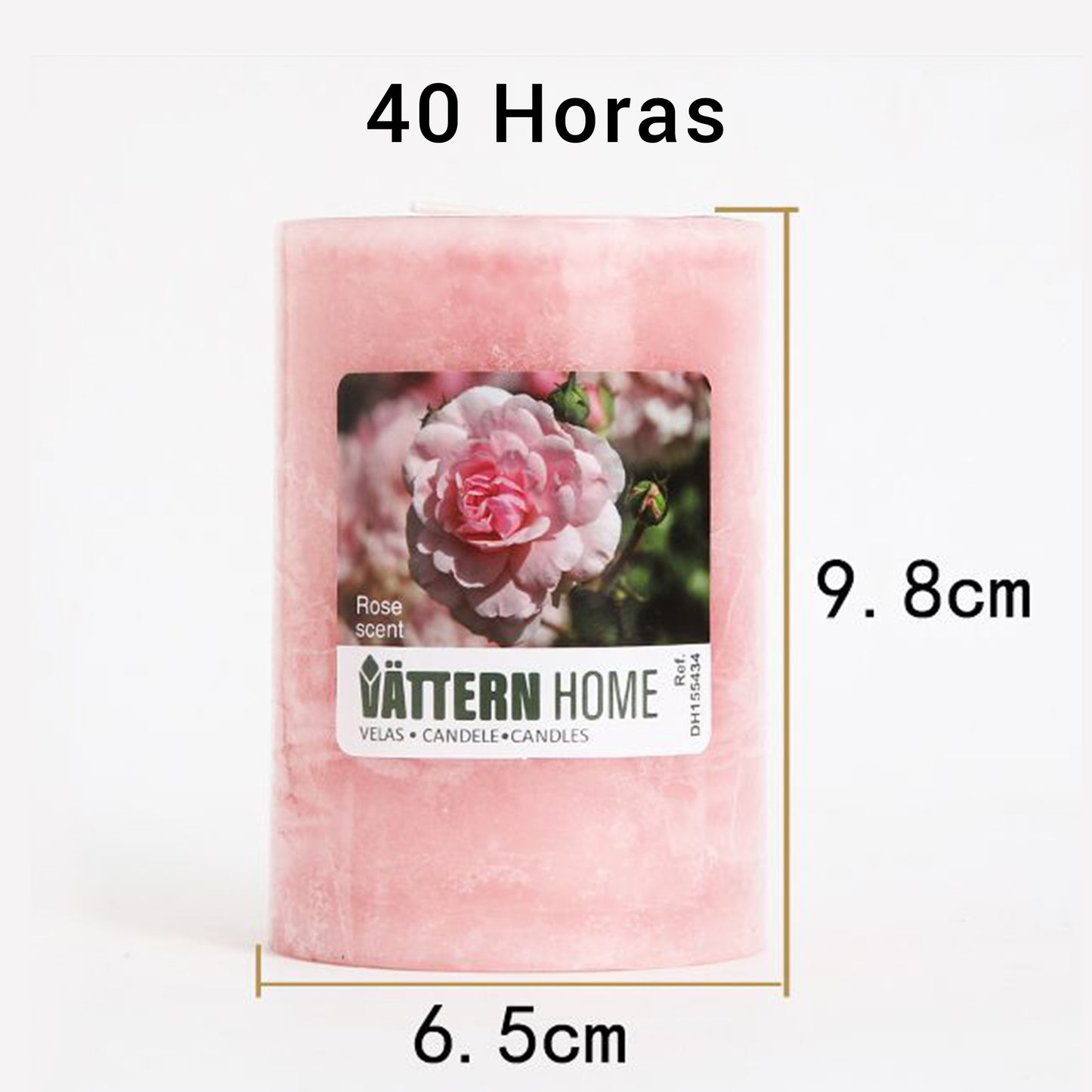 Vela Pilar Perfumada Para Un Ambiente Relajante Velas Aromáticas Decorativas