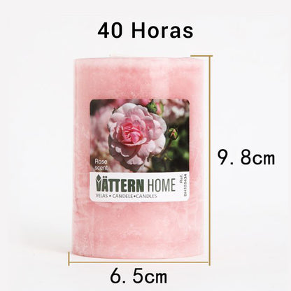 Vela Pilar Perfumada Para Un Ambiente Relajante Velas Aromáticas Decorativas
