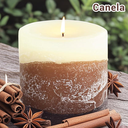 Velas Pilar Aromáticas Perfumadas de Larga Duración Velón Decorativo de Cera Premium Sin Humo, Ideal Regalo Mujer y Hogar