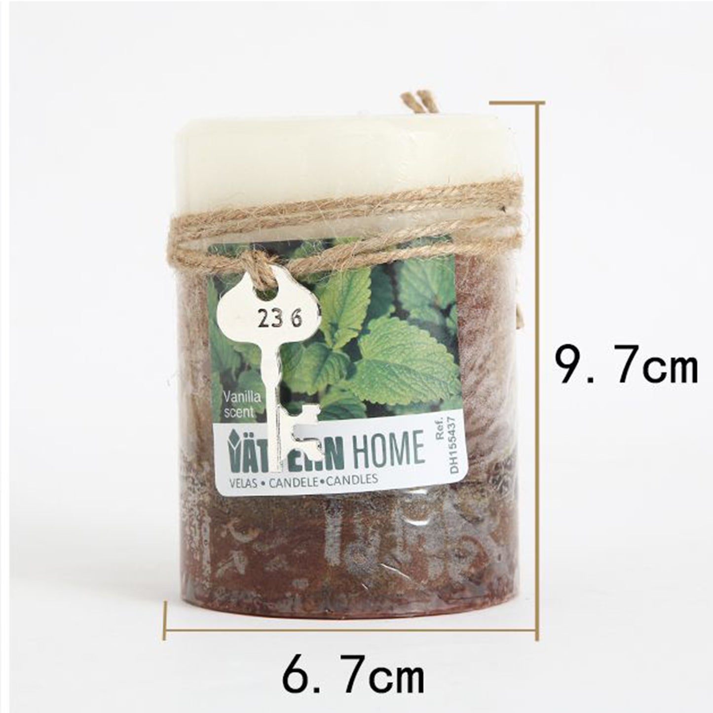 Velas Pilar Aromáticas Perfumadas de Larga Duración Velón Decorativo de Cera Premium Sin Humo, Ideal Regalo Mujer y Hogar