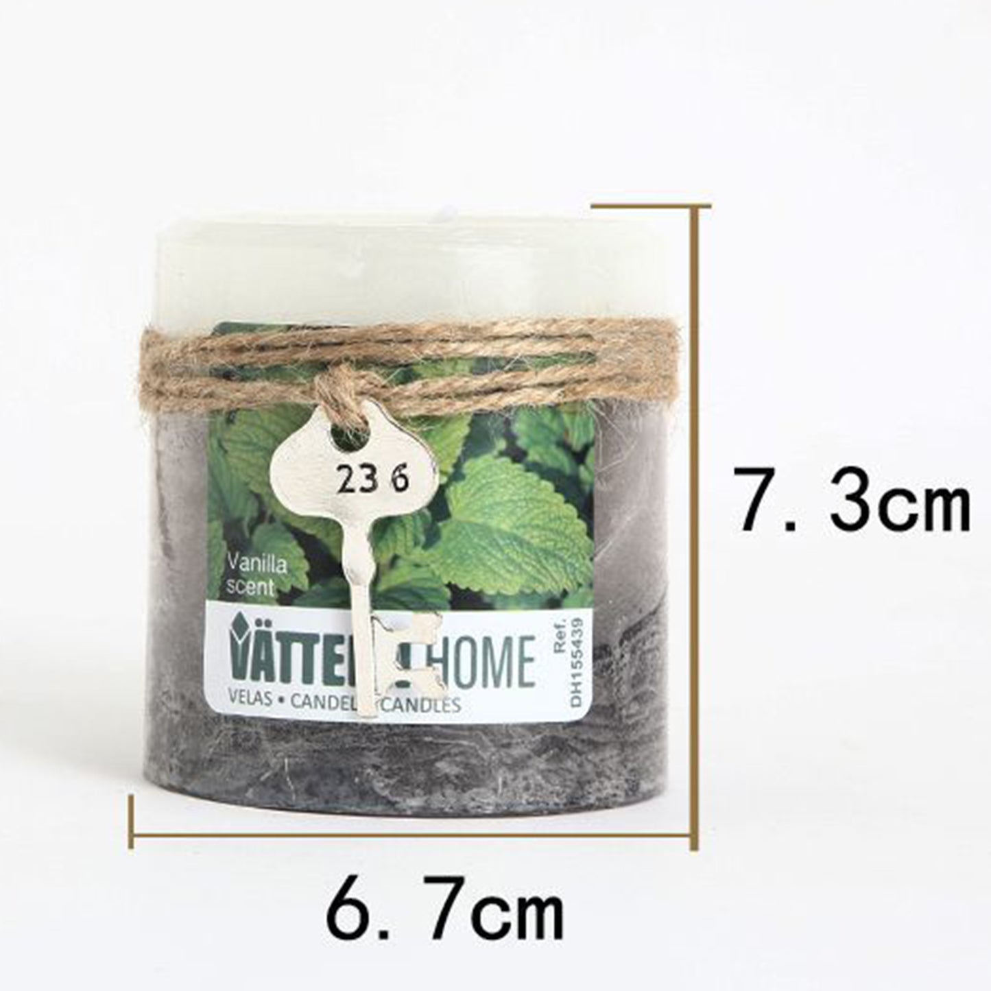 Velas Pilar Aromáticas Perfumadas de Larga Duración Velón Decorativo de Cera Premium Sin Humo, Ideal Regalo Mujer y Hogar