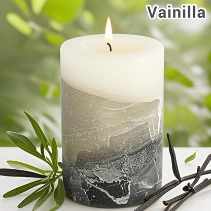 Velas Pilar Aromáticas Perfumadas de Larga Duración Velón Decorativo de Cera Premium Sin Humo, Ideal Regalo Mujer y Hogar