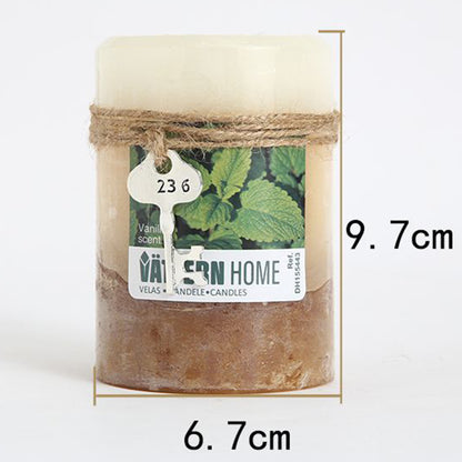 Velas Pilar Aromáticas Perfumadas de Larga Duración Velón Decorativo de Cera Premium Sin Humo, Ideal Regalo Mujer y Hogar