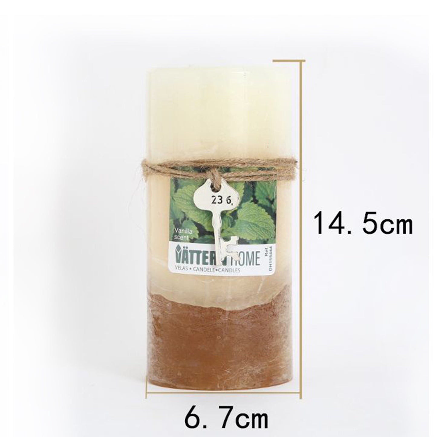 Velas Pilar Aromáticas Perfumadas de Larga Duración Velón Decorativo de Cera Premium Sin Humo, Ideal Regalo Mujer y Hogar