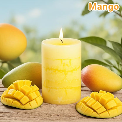 Velas Pilar Aromáticas Perfumadas de Larga Duración Velón Decorativo de Cera Premium Sin Humo, Ideal Regalo Mujer y Hogar