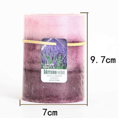 Velas Pilar Aromáticas Perfumadas de Larga Duración Velón Decorativo de Cera Premium Sin Humo, Ideal Regalo Mujer y Hogar