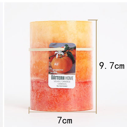 Velas Pilar Aromáticas Perfumadas de Larga Duración Velón Decorativo de Cera Premium Sin Humo, Ideal Regalo Mujer y Hogar