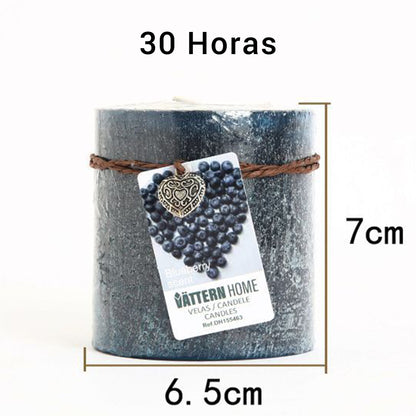 Vela Pilar Perfumada Para Un Ambiente Relajante Velas Aromáticas Decorativas