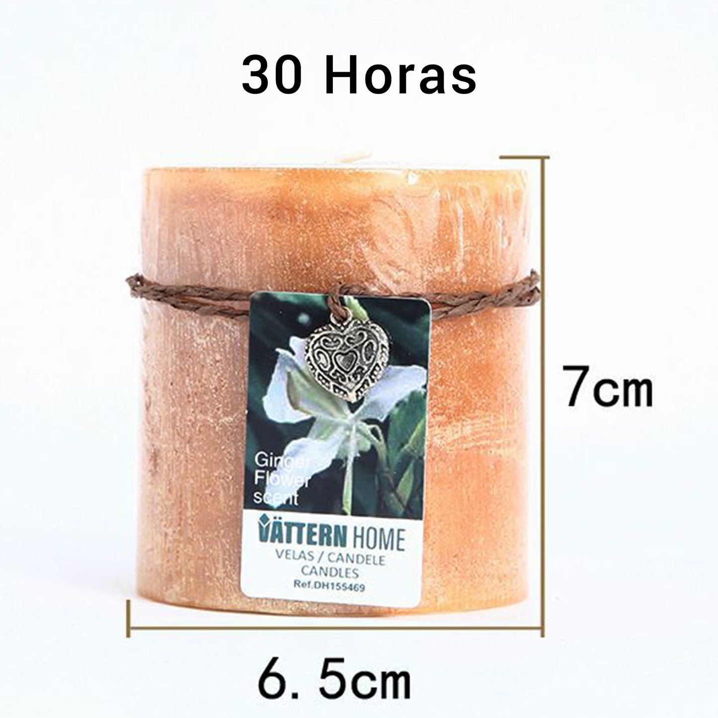 Vela Pilar Perfumada Para Un Ambiente Relajante Velas Aromáticas Decorativas