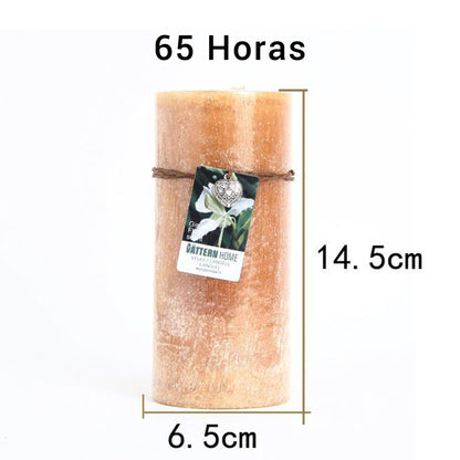 Vela Pilar Perfumada Para Un Ambiente Relajante Velas Aromáticas Decorativas
