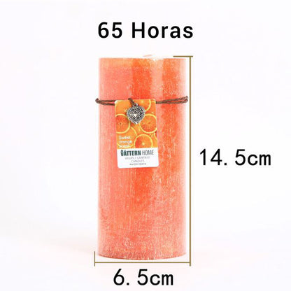 Vela Pilar Perfumada Para Un Ambiente Relajante Velas Aromáticas Decorativas