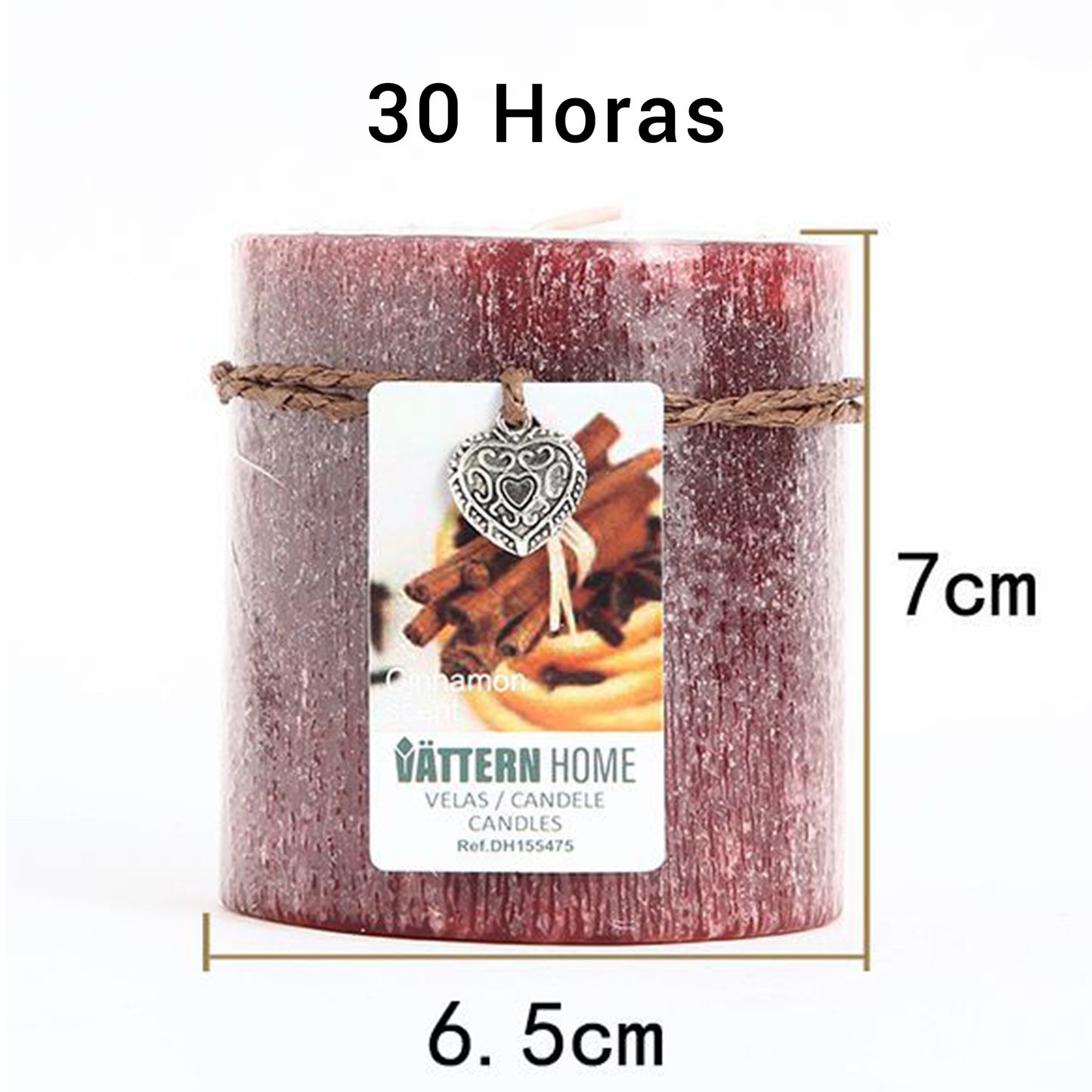 Vela Pilar Perfumada Para Un Ambiente Relajante Velas Aromáticas Decorativas