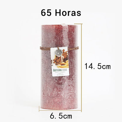 Vela Pilar Perfumada Para Un Ambiente Relajante Velas Aromáticas Decorativas