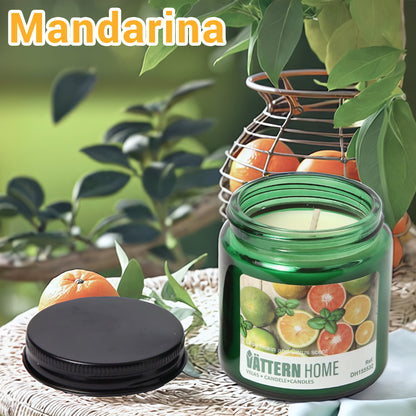 Vela Aromática Perfumada para Aromaterapia, Vela con Tapa, 6.7x6.7x7cm - 10 Horas de Duración, Regalo Mujer Cumpleaños