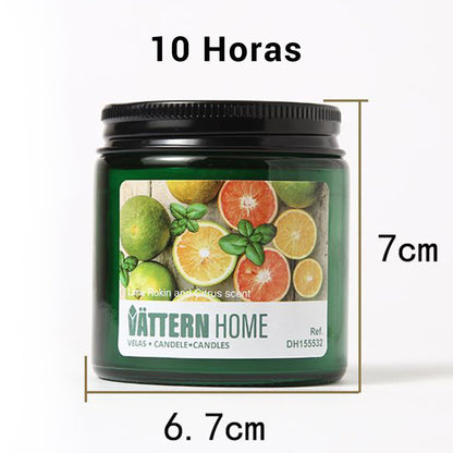 Vela Aromática Perfumada para Aromaterapia, Vela con Tapa, 6.7x6.7x7cm - 10 Horas de Duración, Regalo Mujer Cumpleaños