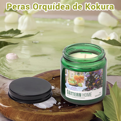 Vela Aromática Perfumada para Aromaterapia, Vela con Tapa, 6.7x6.7x7cm - 10 Horas de Duración, Regalo Mujer Cumpleaños