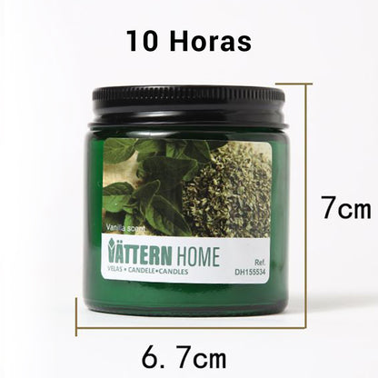 Vela Aromática Perfumada para Aromaterapia, Vela con Tapa, 6.7x6.7x7cm - 10 Horas de Duración, Regalo Mujer Cumpleaños