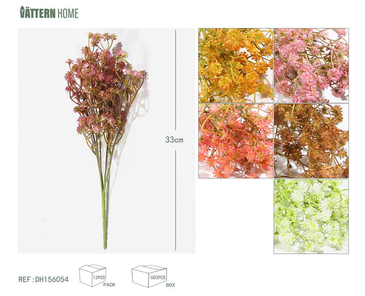 5 cabezas y 3 pies de respiración de bebé 33CM. Naranja, rosa, rojo rosa, café, verde y blanco, naranja claro.
