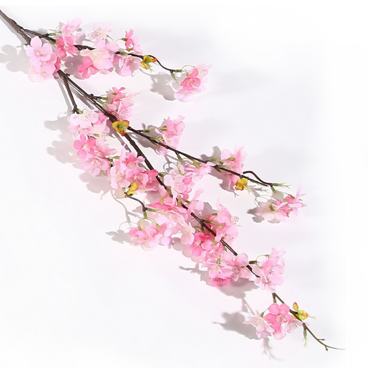 Paño de seda de 4 puntas Wintersweet 108CM amarillo, rosa