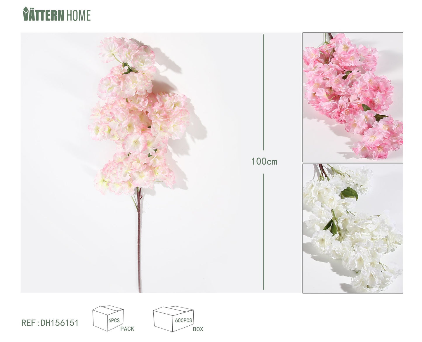 Flor de cerezo de 4 puntas 100CM