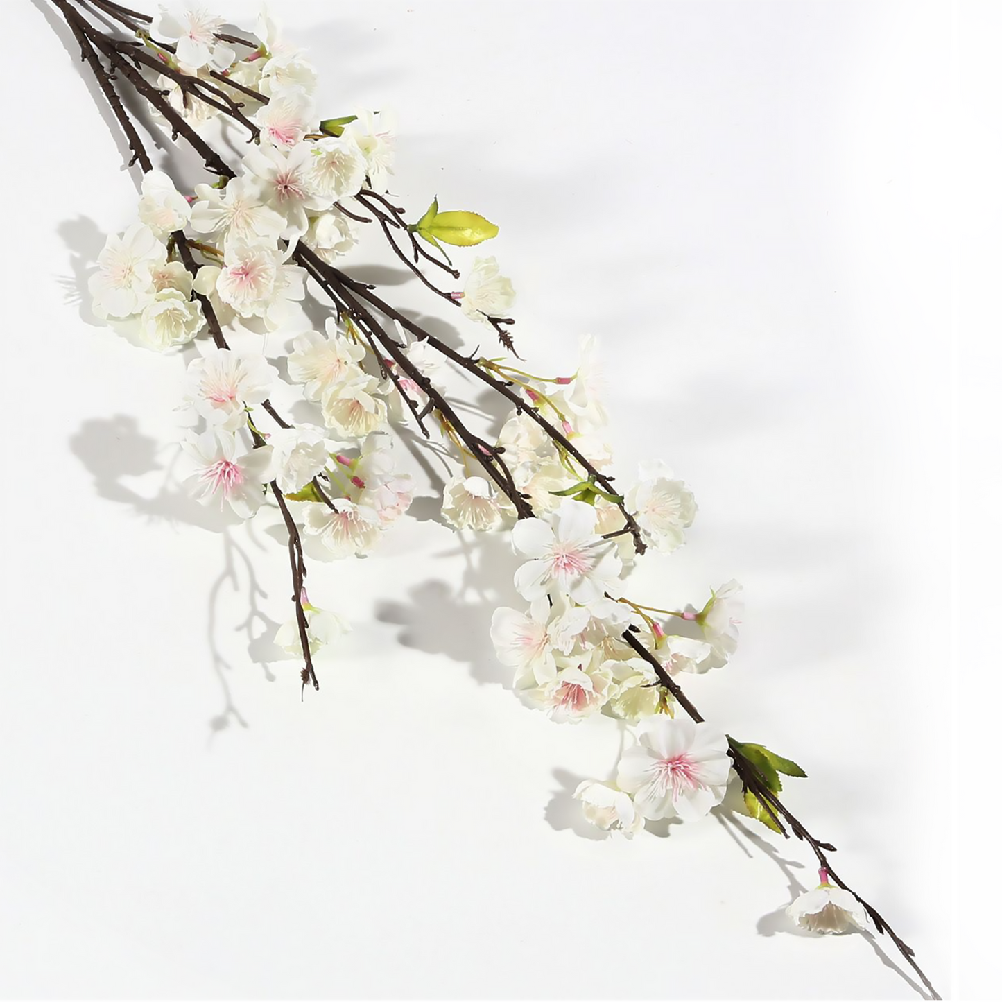 Paño de seda de una sola rama con múltiples cabezas, dulce de invierno, 132 cm, rosa
