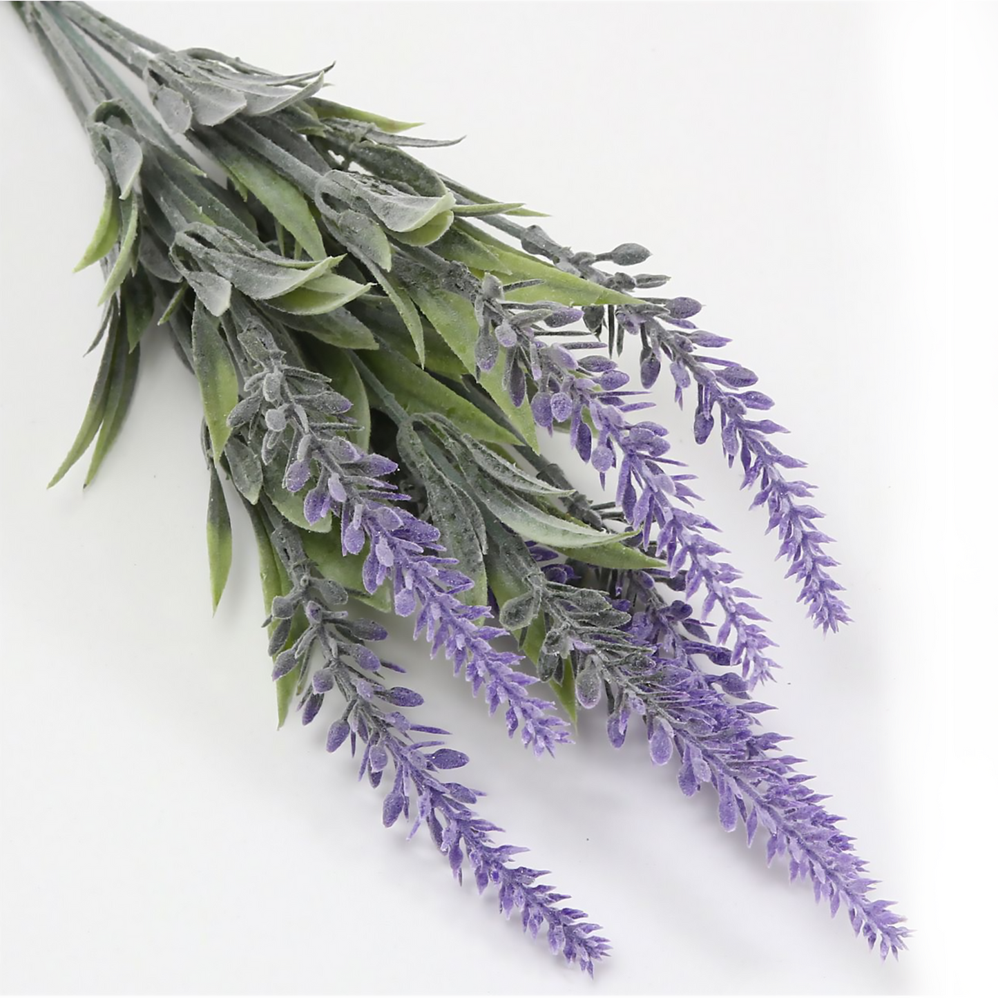 Ramo DE Flores Artificiales, Blanco, Morado, Polietileno+Hierro, Realista, Puro Y Elegante, para Crear FÁCILMENTE UN Ambiente ROMÁNTICO Y Elegante