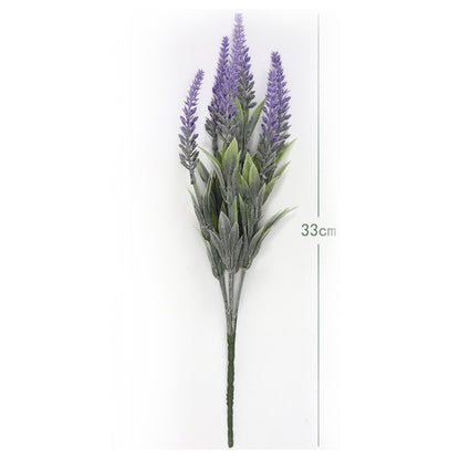 Ramo DE Flores Artificiales, Blanco, Morado, Polietileno+Hierro, Realista, Puro Y Elegante, para Crear FÁCILMENTE UN Ambiente ROMÁNTICO Y Elegante