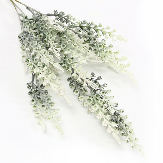 Lavanda 60CM Plástico: Decoración blanca