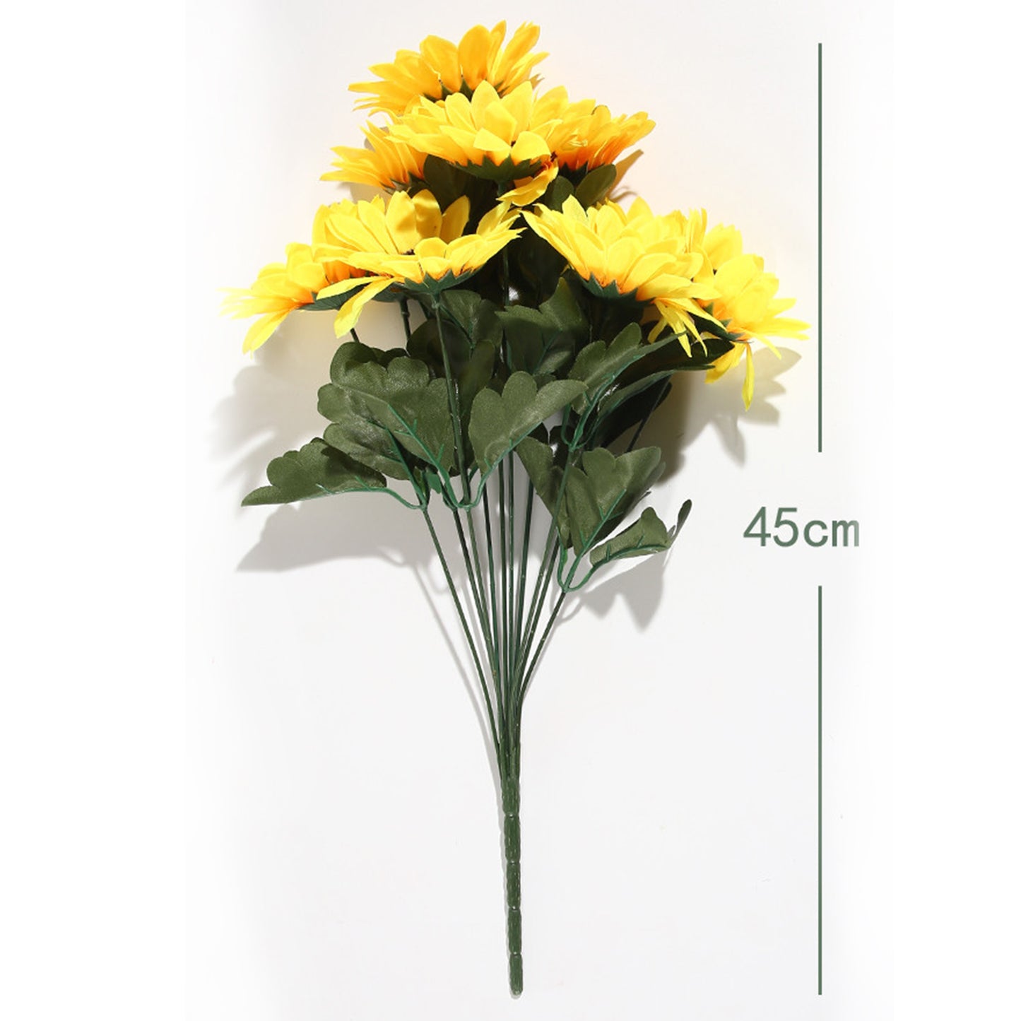 VATTEN HOME Ramo DE Flores Artificiales, 29 CM, POLIÉSTER, Polietileno, Hierro, COPOLÍMERO DE ETILENO-Acetato DE Vinilo, Realista, Puro Y Elegante