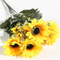 VATTEN HOME Ramo DE Flores Artificiales, 29 CM, POLIÉSTER, Polietileno, Hierro, COPOLÍMERO DE ETILENO-Acetato DE Vinilo, Realista, Puro Y Elegante