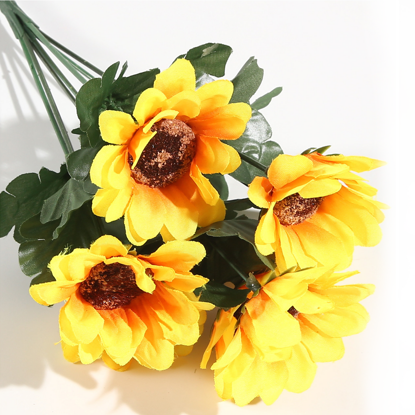 VATTEN HOME Ramo DE Flores Artificiales, 29 CM, POLIÉSTER, Polietileno, Hierro, COPOLÍMERO DE ETILENO-Acetato DE Vinilo, Realista, Puro Y Elegante